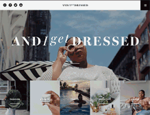 Tablet Screenshot of andigetdressed.com